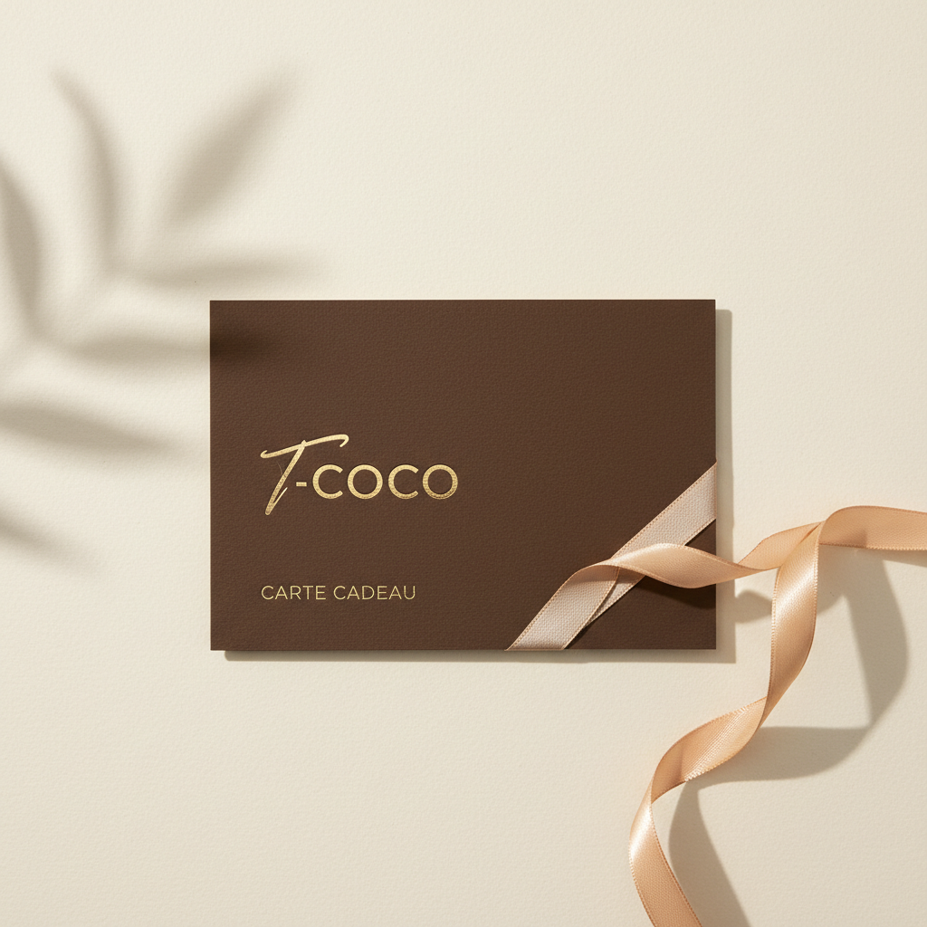 Carte-cadeau élégante T‑Coco