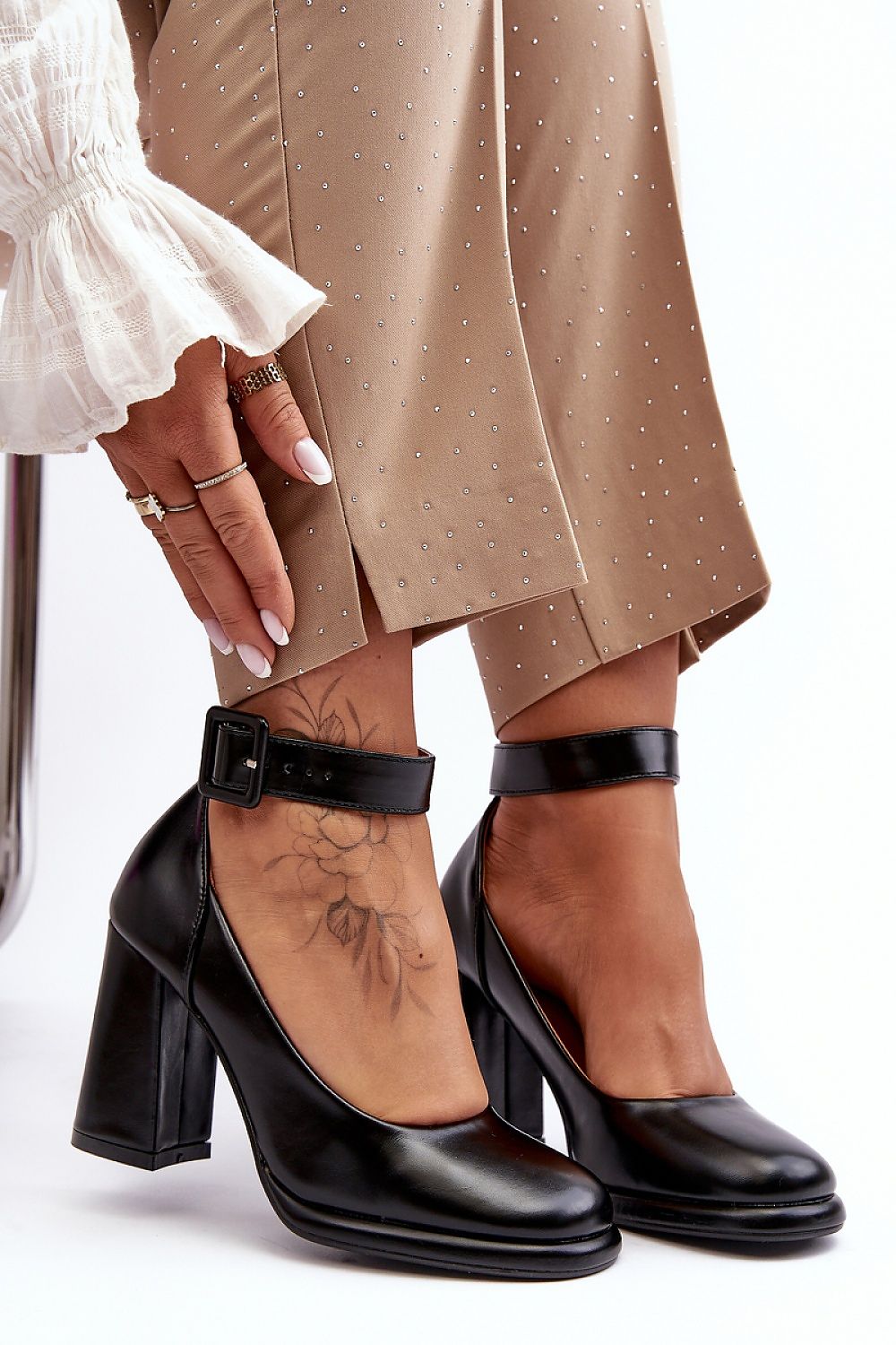 Escarpins talon large model 188528 Step in style