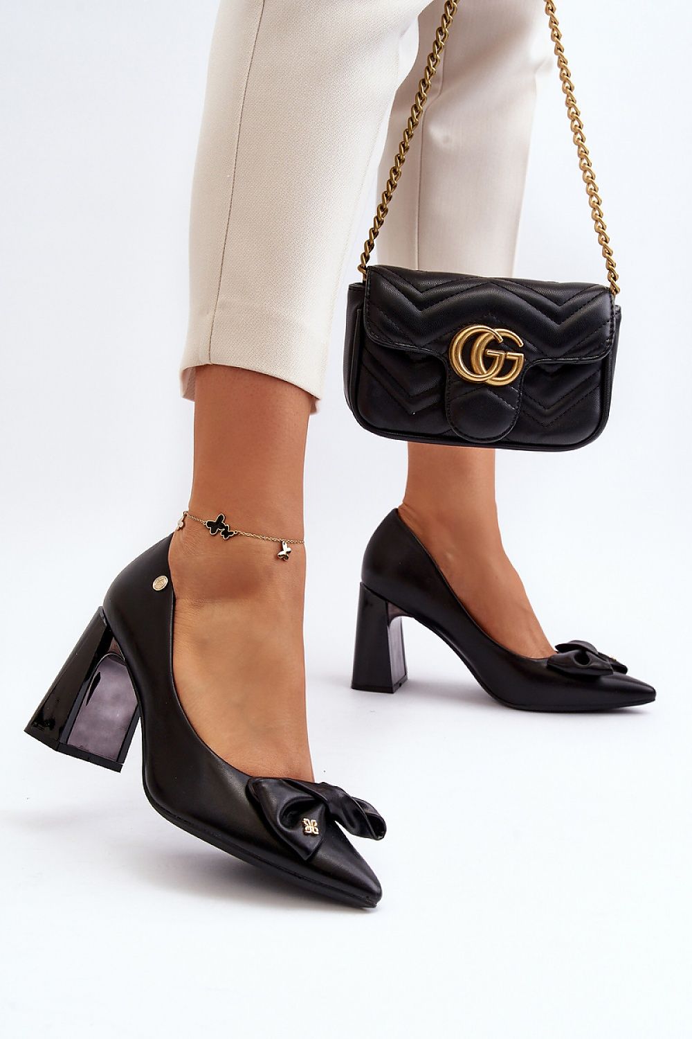 Escarpins talon large model 193389 Step in style