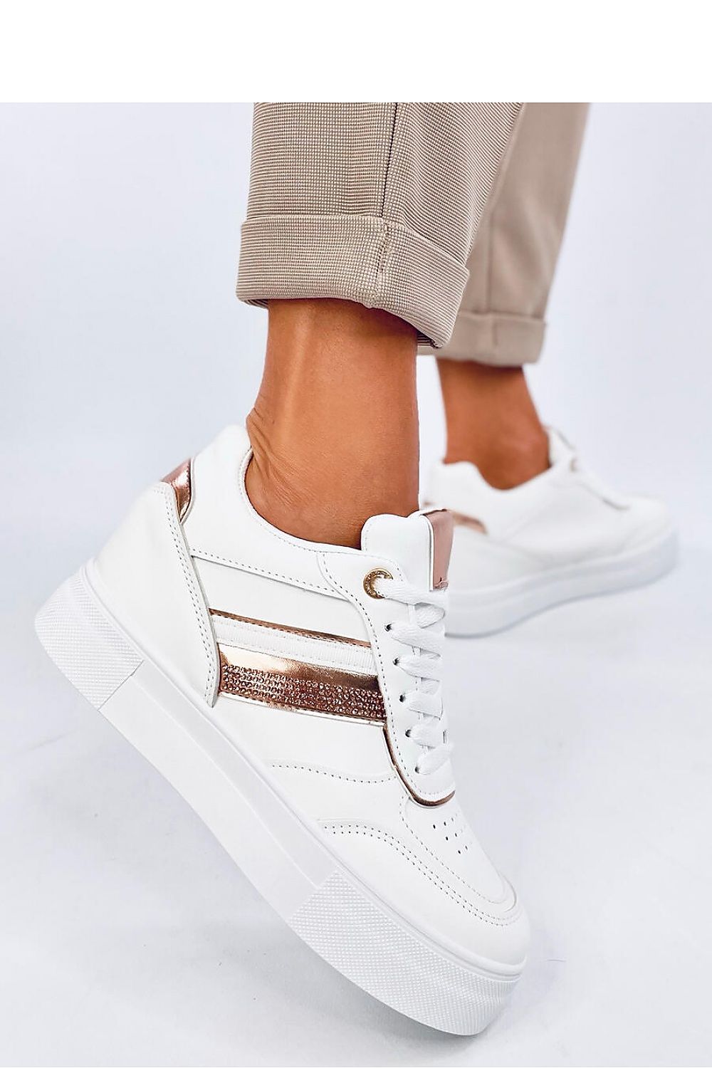 Sneakers with buskins model 194635 Inello