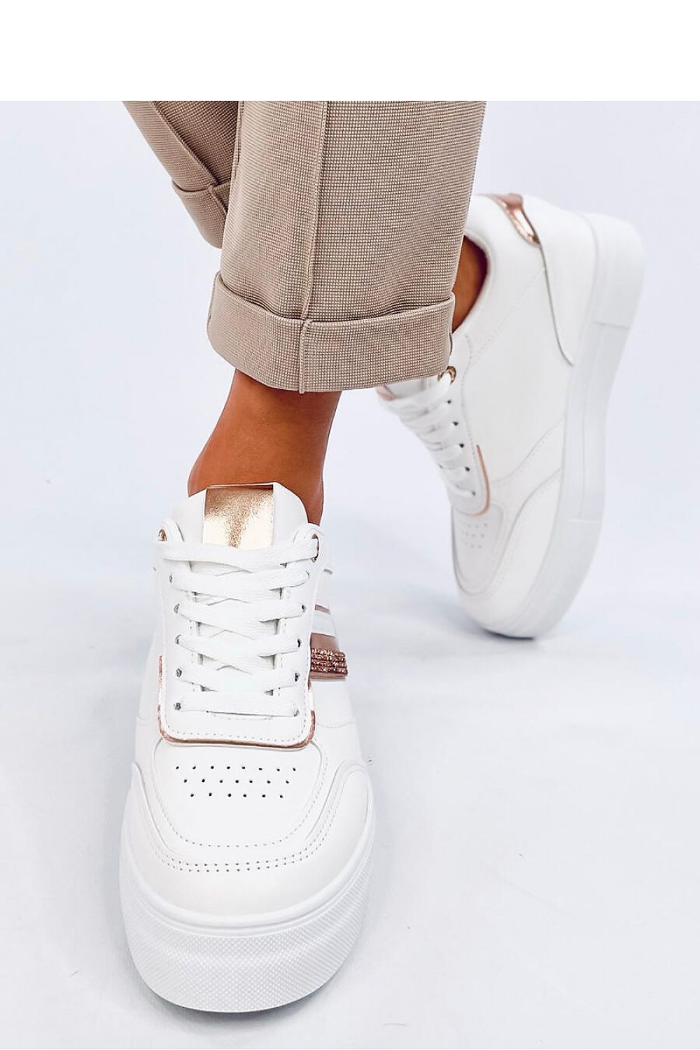 Sneakers with buskins model 194635 Inello