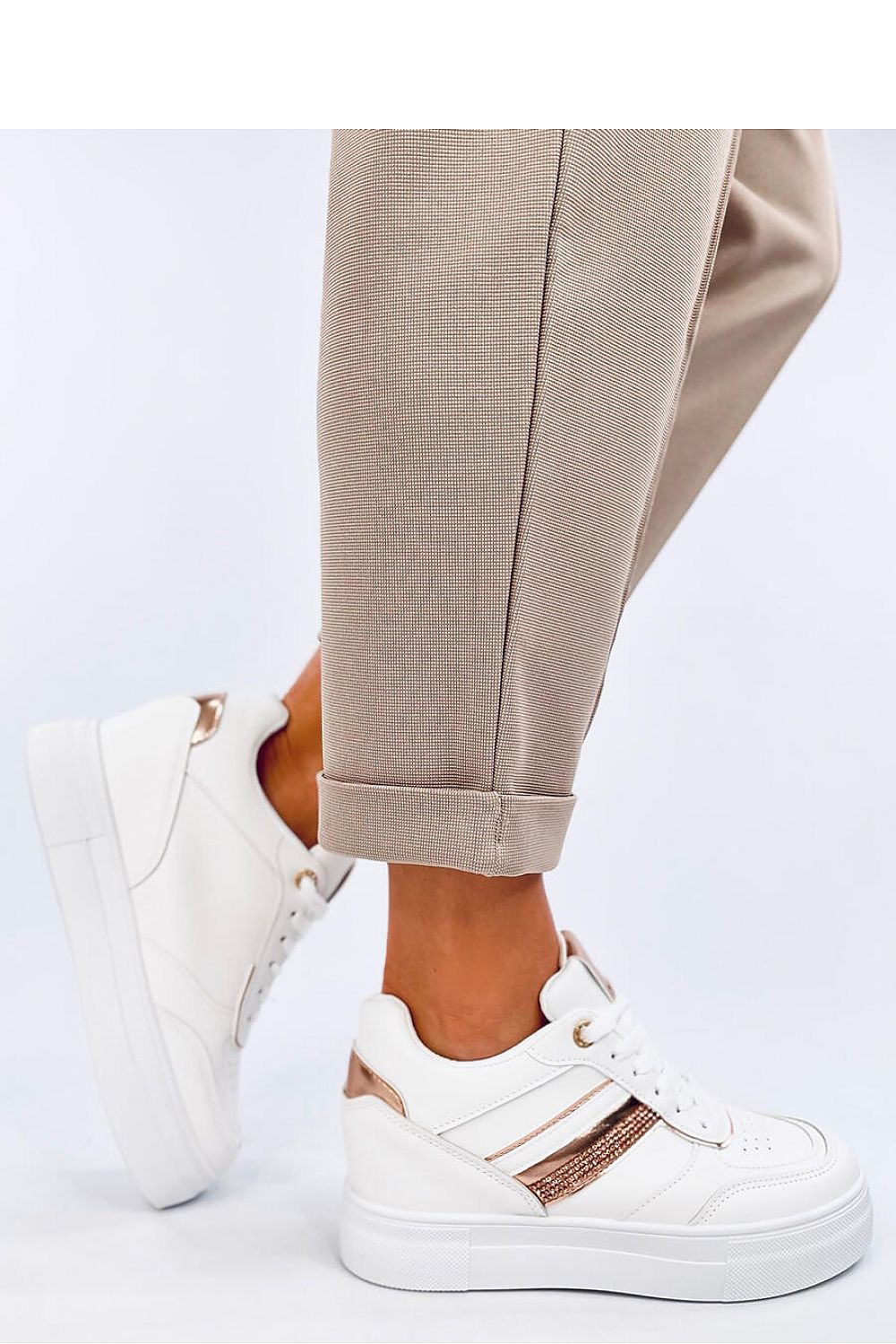 Sneakers with buskins model 194635 Inello
