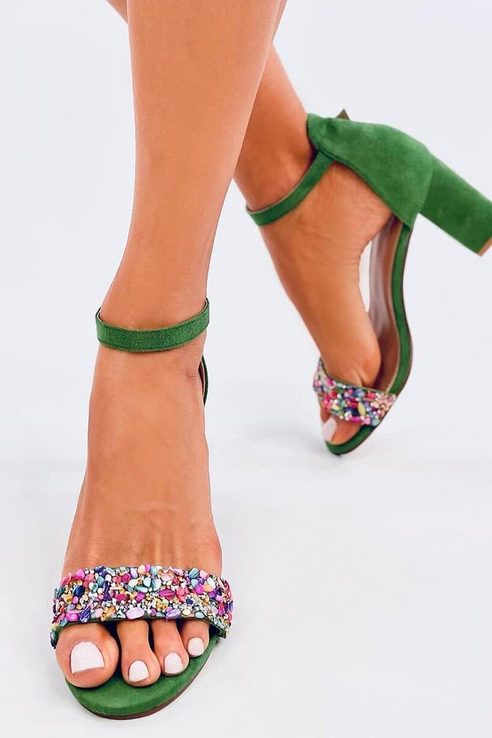 صندل بكعب موديل 195644 Inello