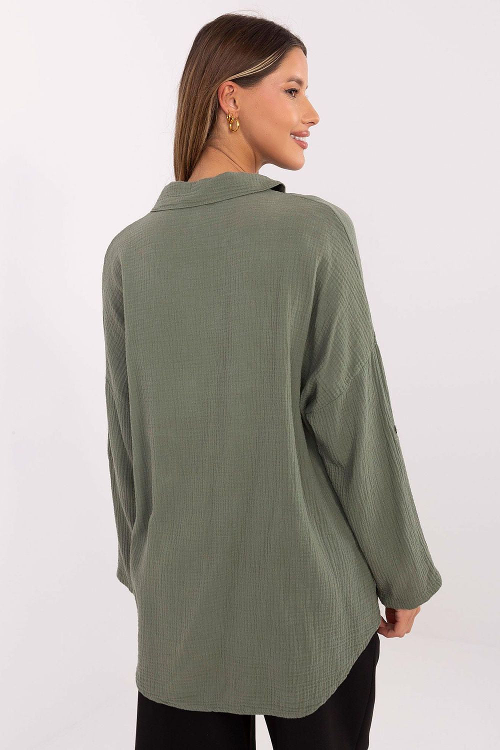 Chemise manche longue model 210009 Italy Moda