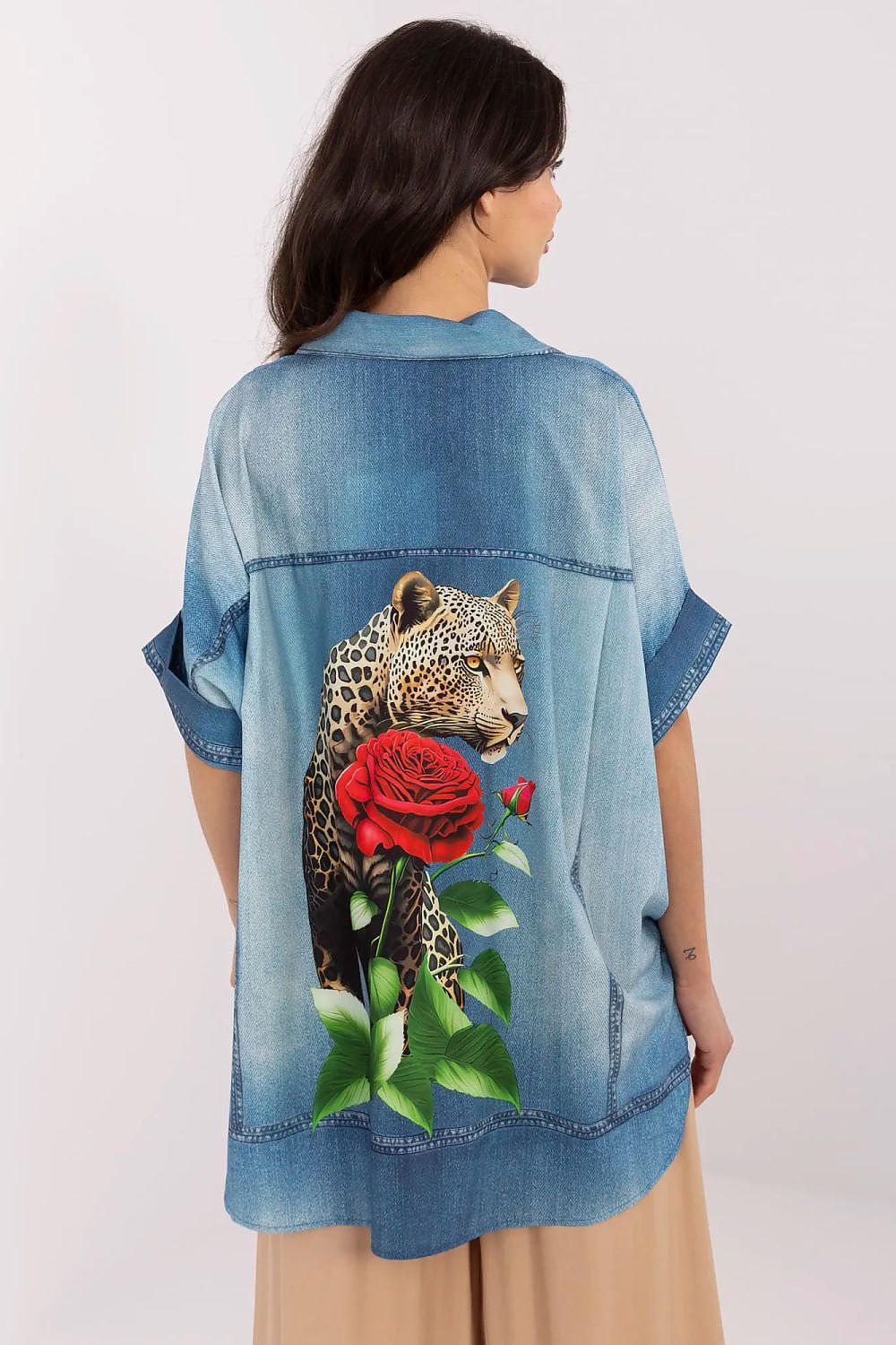 Chemise manche longue model 210971 Italy Moda