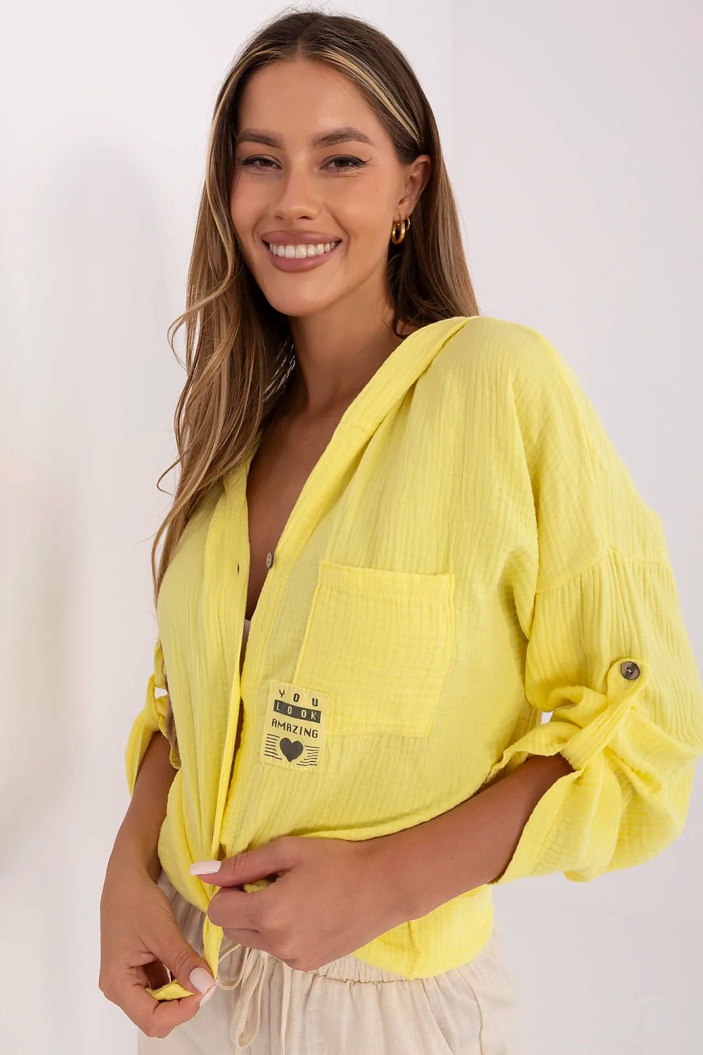 Chemise model 213247 Italy Moda