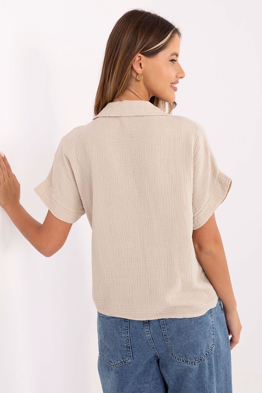 Chemise manche courte model 215931 Italy Moda