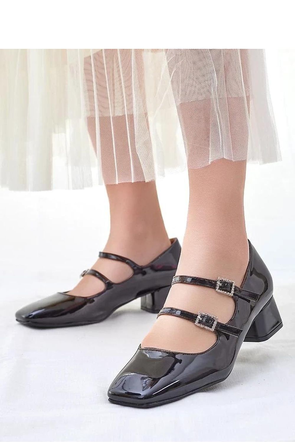 Escarpins talon large model 216275 PRIMO