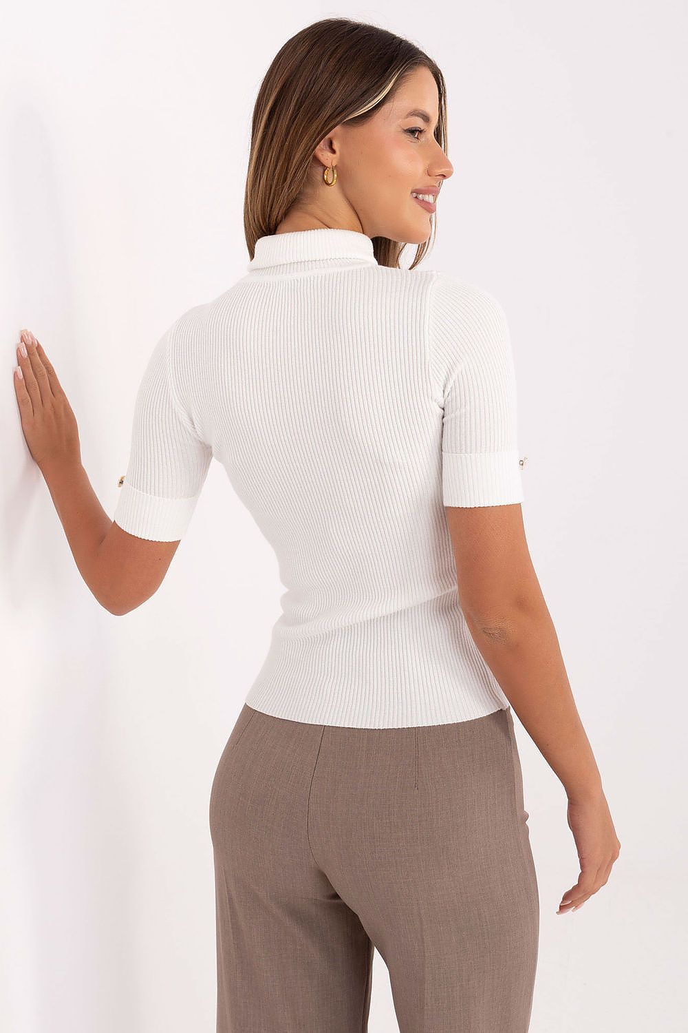 Pull à manches courtes model 217318 Factory Price