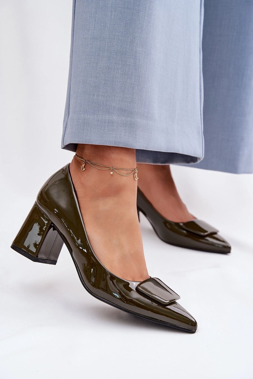 Escarpins talon large model 225604 Step in style