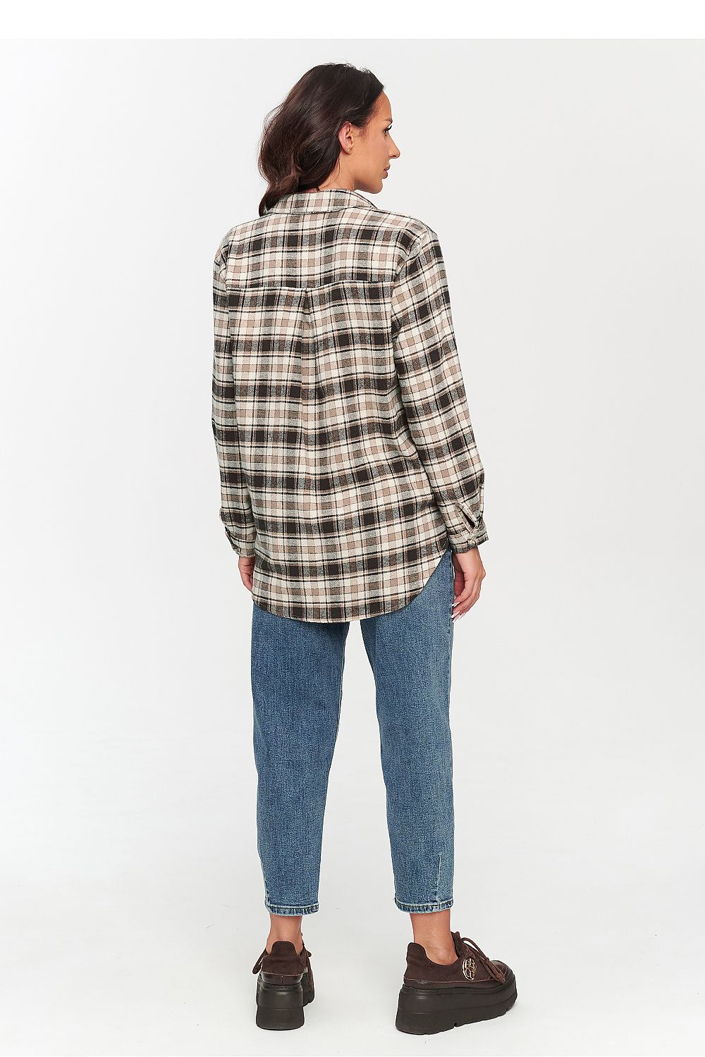 Chemise manche longue model 231009 Makadamia