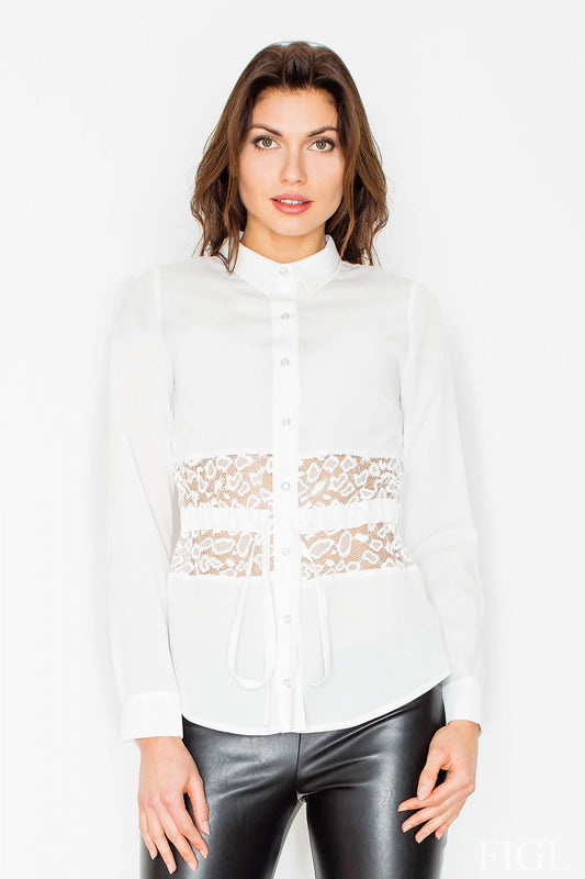 Chemise manche longue model 60186 Figl