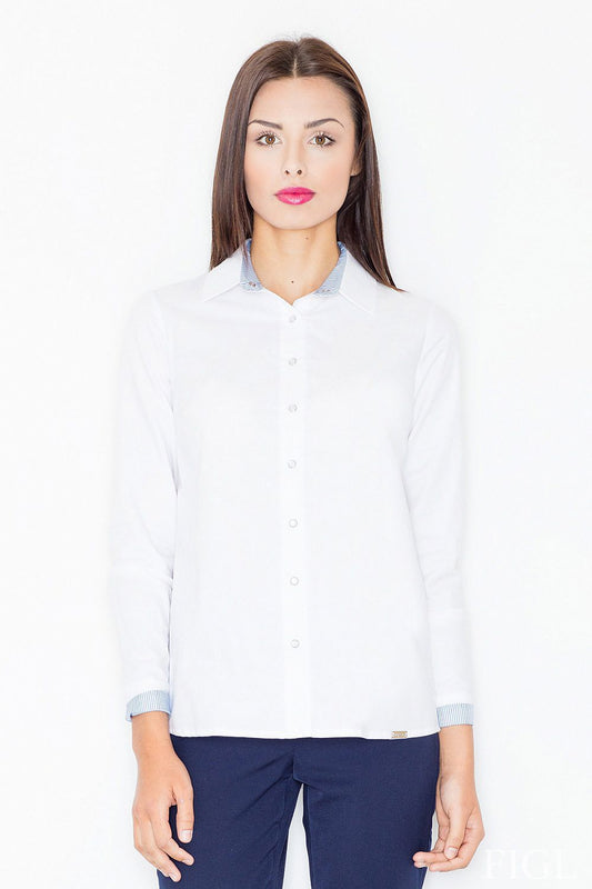 Chemise manche longue model 61520 Figl