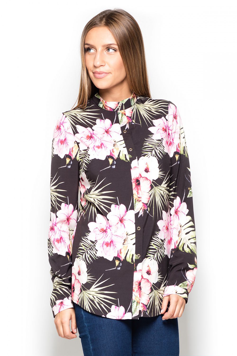 Chemise manche longue model 63918 Katrus