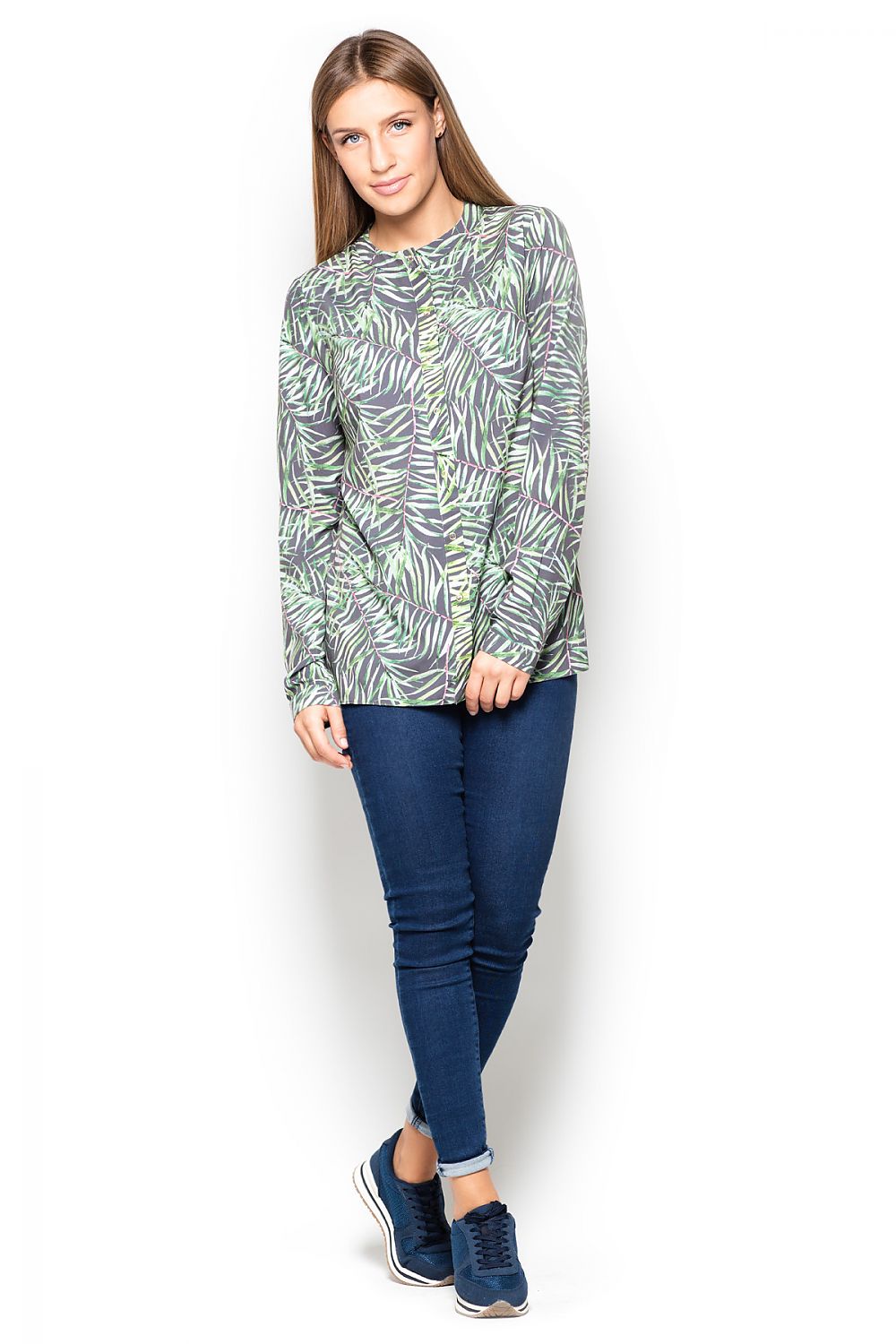 Chemise manche longue model 63918 Katrus