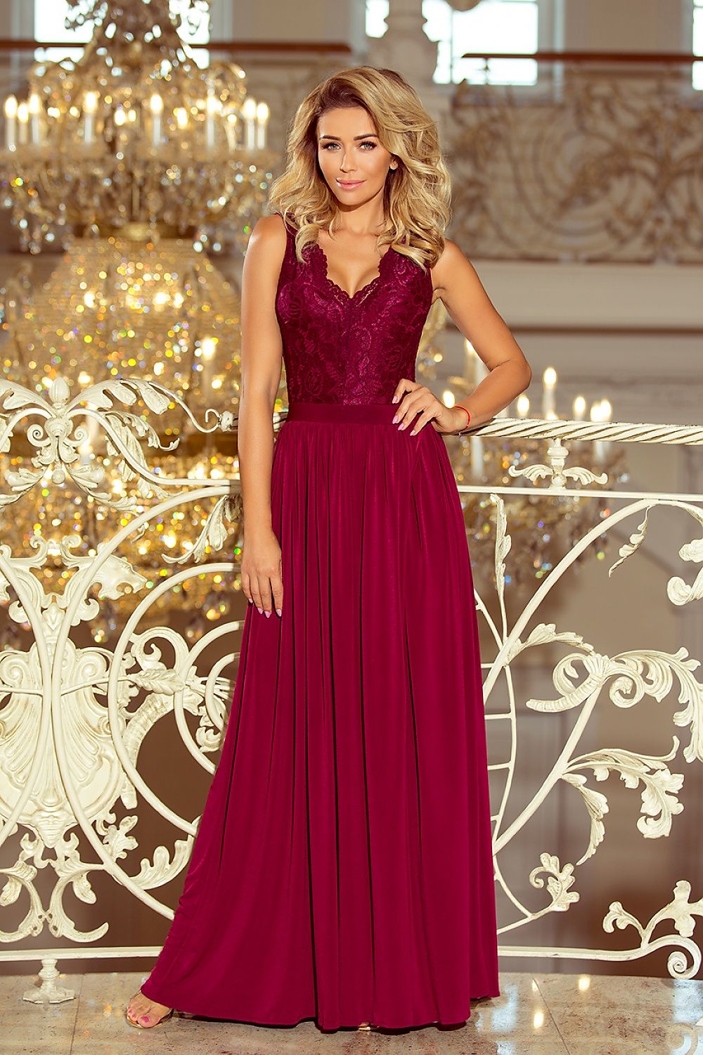 Robe longue model 189680 Numoco