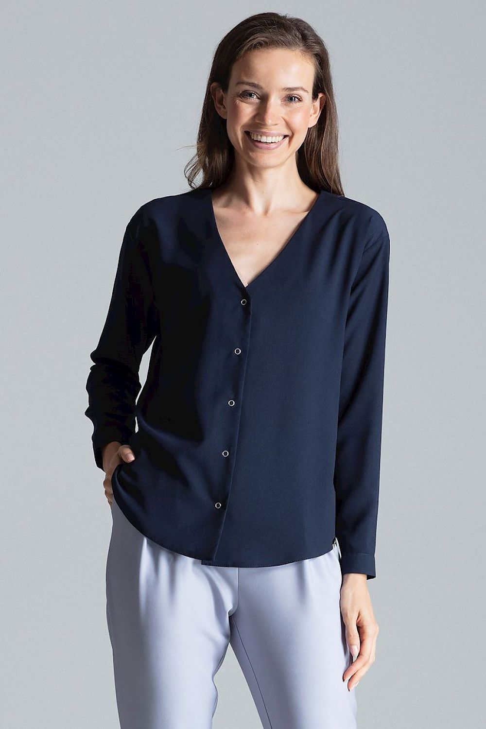 Chemise manche longue model 135813 Figl