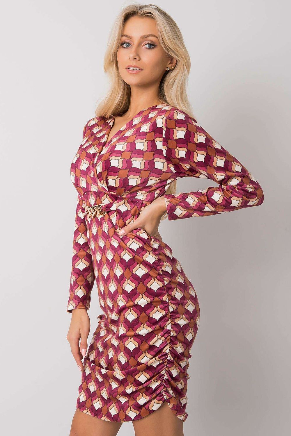 فستان نهاري موديل 160394 إيطاليا مودا