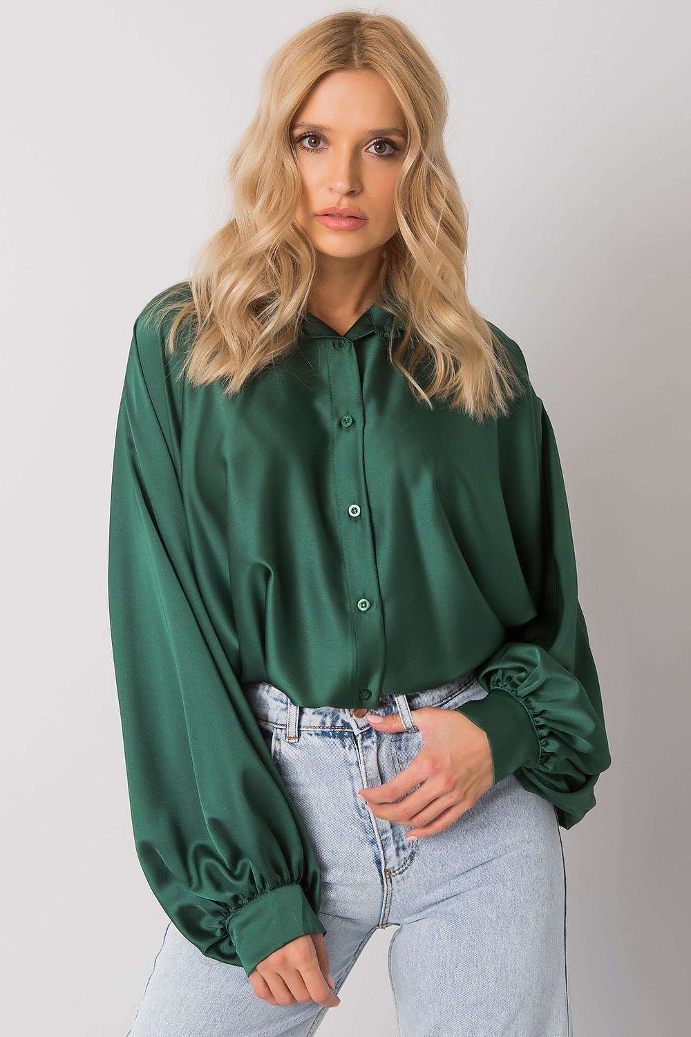 Chemise manche longue model 174052 Italy Moda