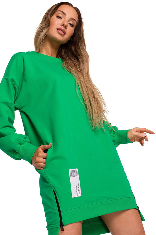 Robe Sukienka Model MOE676 Cukierkowy Róż - Moe