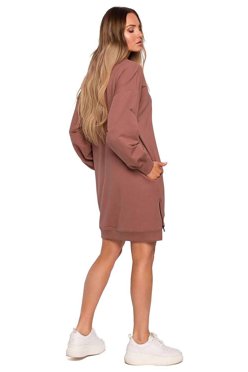 Robe Sukienka Model MOE676 Cukierkowy Róż - Moe