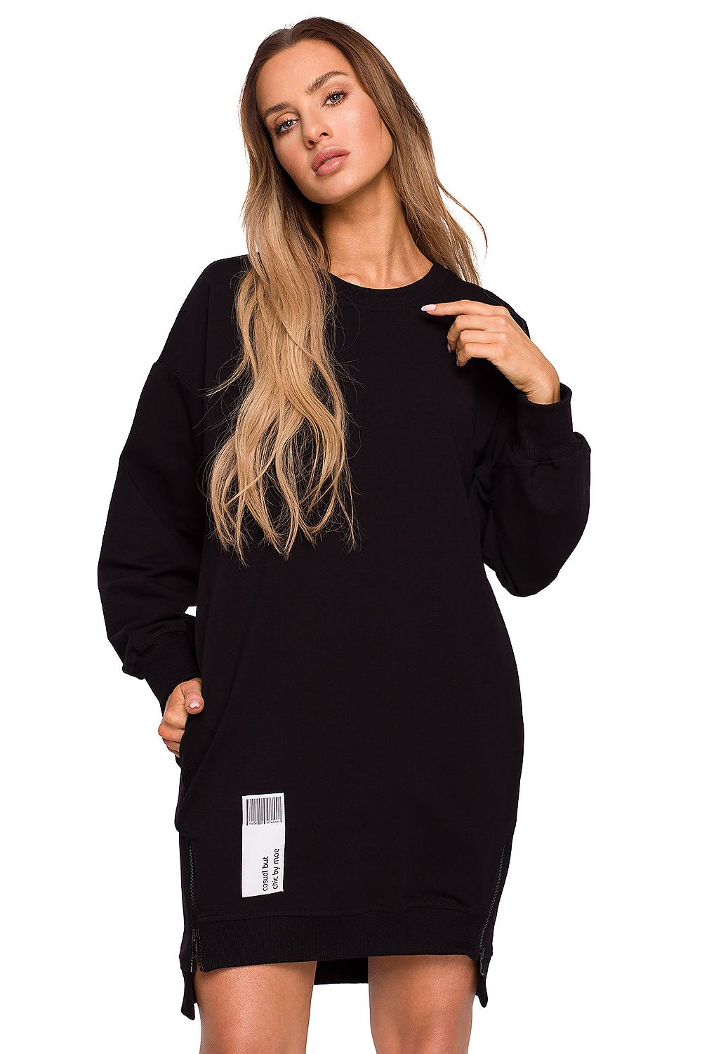 Robe Sukienka Model MOE676 Cukierkowy Róż - Moe