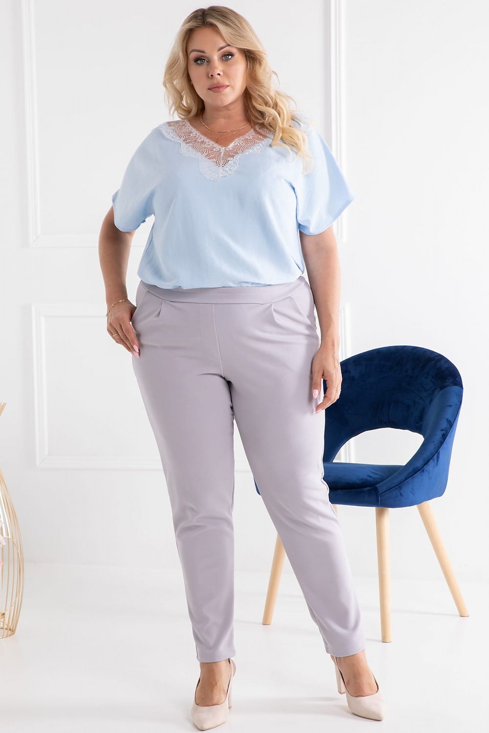 Plus size pants model 169232 Karko