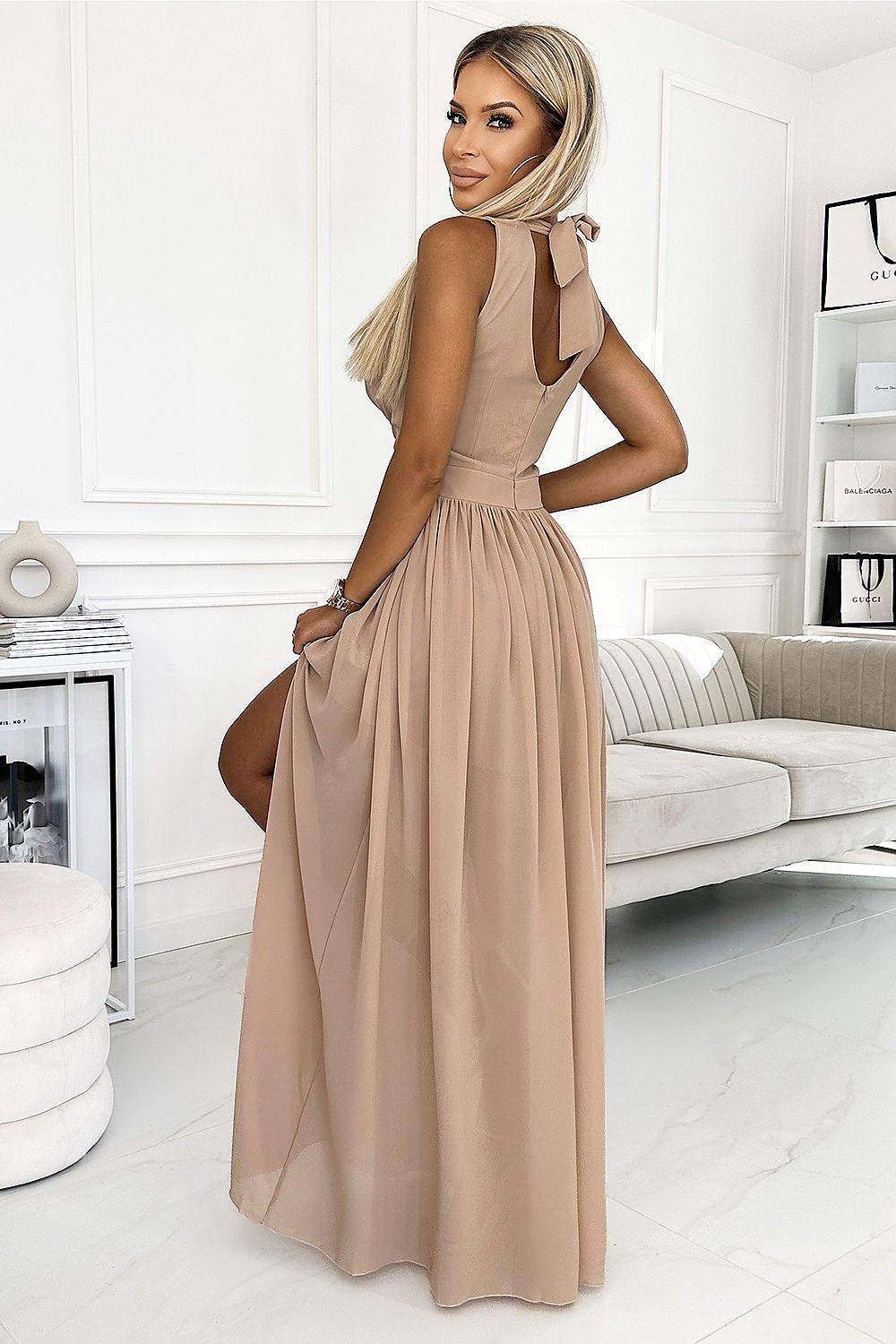 Robe longue model 199336 Numoco