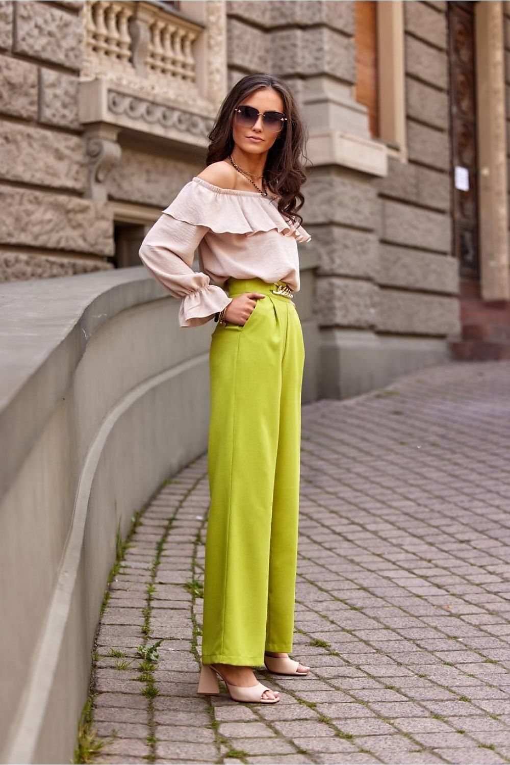 Pantalon long model 182637 Roco Fashion
