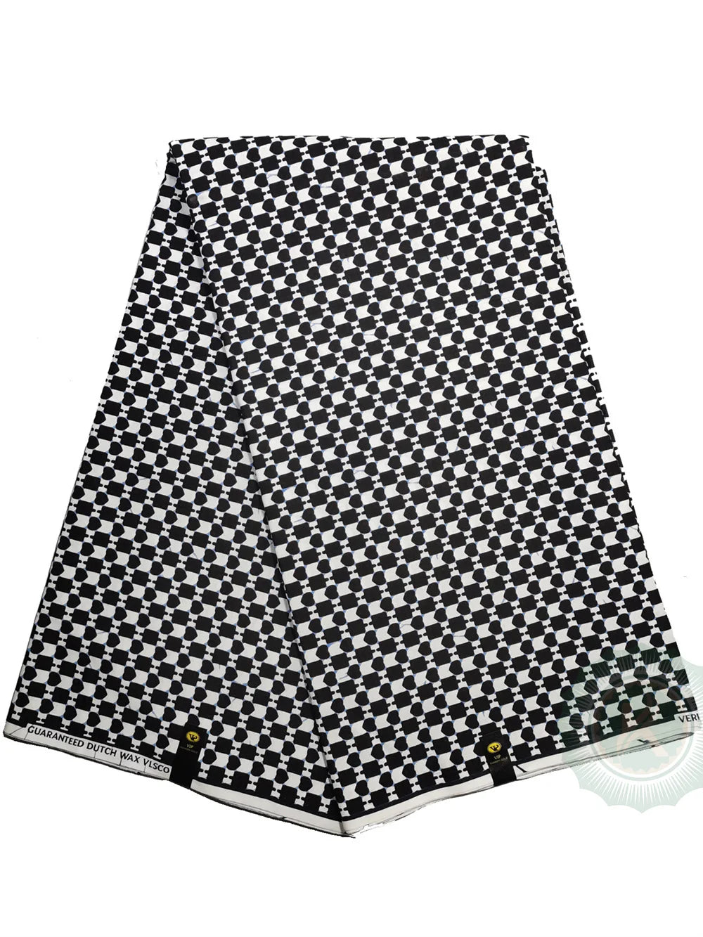 Tissu Wax Hollandais Véritable 100% Coton – Pagne Africain, 6 Yards