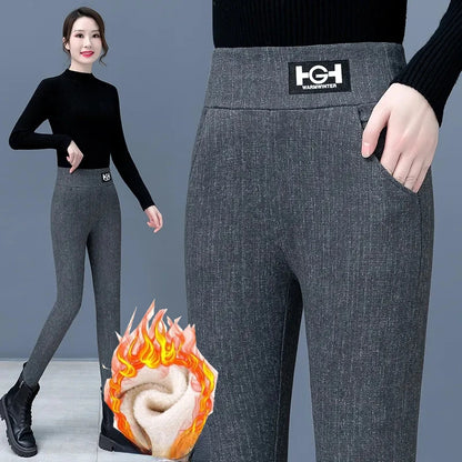 Legging Chaud Laine d'Agneau Taille Haute — Confort & Style Hiver