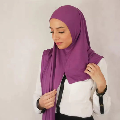 Hijab Instantané One Loop en Coton – Foulard Islamique Femme, Toutes Saisons