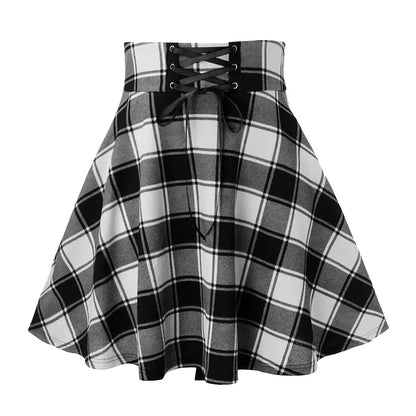 Gothic Plaid Skirt – Women's Punk & Grunge Style