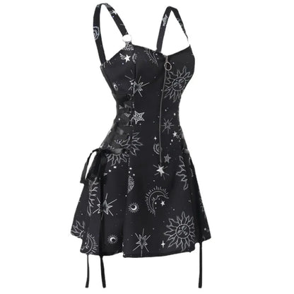 Robe Mini À Carreaux Style Gothic Punk – Sans Bretelles, Taille Haute, Streetwear Y2K Vintage Lolita
