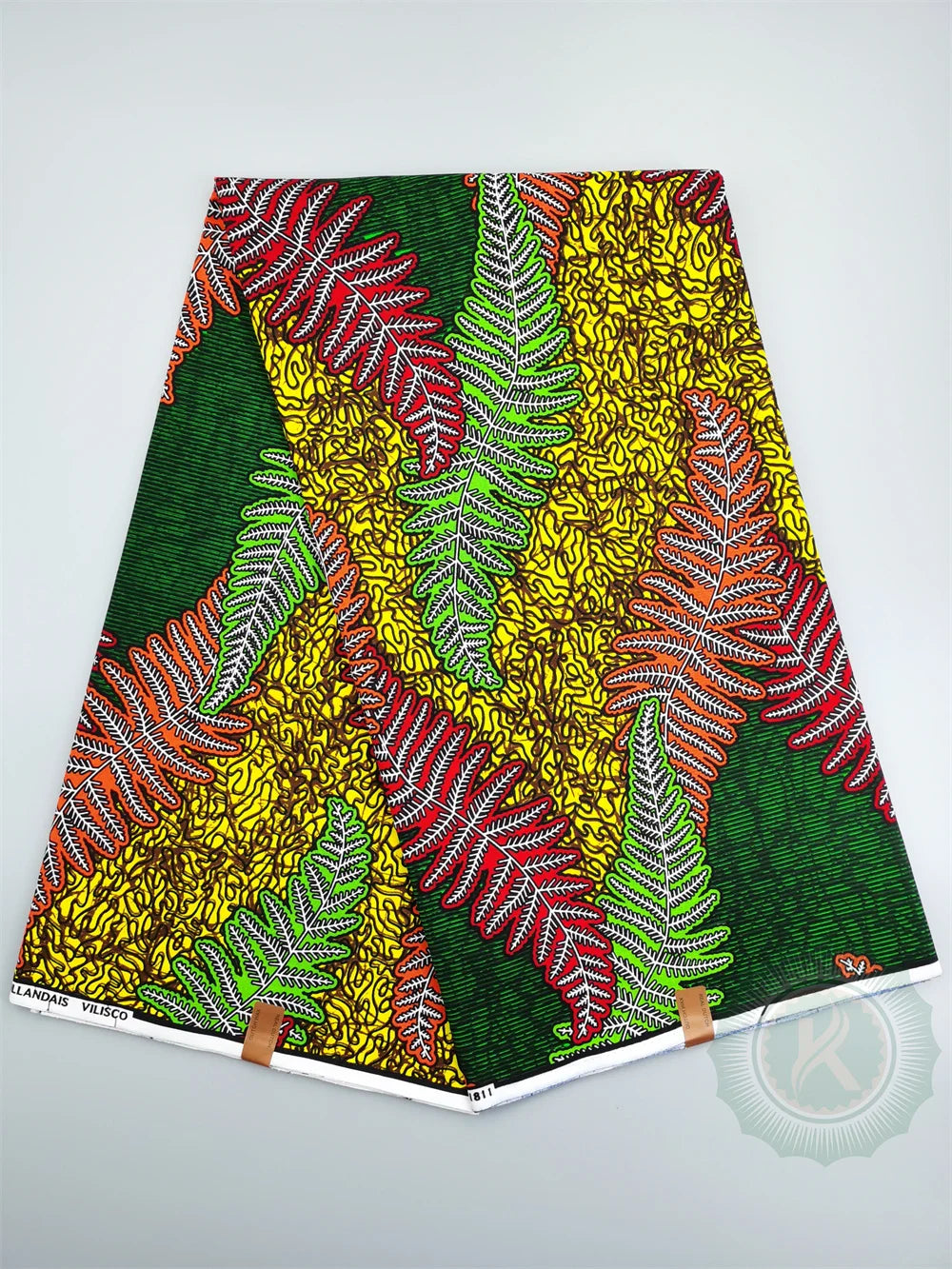 Tissu Wax Hollandais Véritable 100% Coton – Pagne Africain, 6 Yards