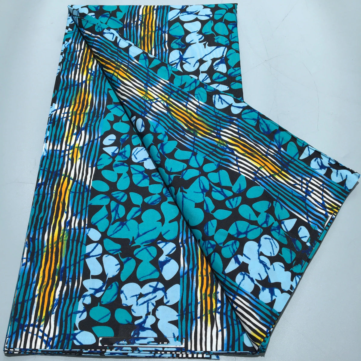 Tissu Wax Africain Ankara Patchwork Batik – Polyester Imprimé, Couture & DIY (6 yards)