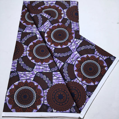 Tissu Wax Africain Ankara Patchwork Batik – Polyester Imprimé, Couture & DIY (6 yards)