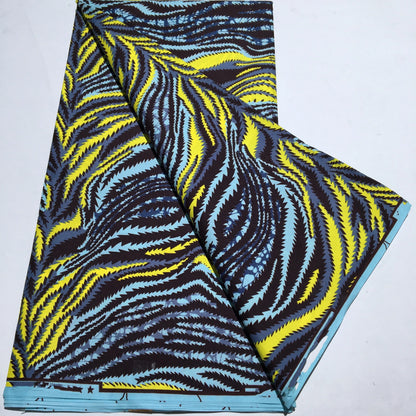 Tissu Wax Africain Ankara Patchwork Batik – Polyester Imprimé, Couture & DIY (6 yards)