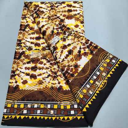 Tissu Wax Africain Ankara Patchwork Batik – Polyester Imprimé, Couture & DIY (6 yards)