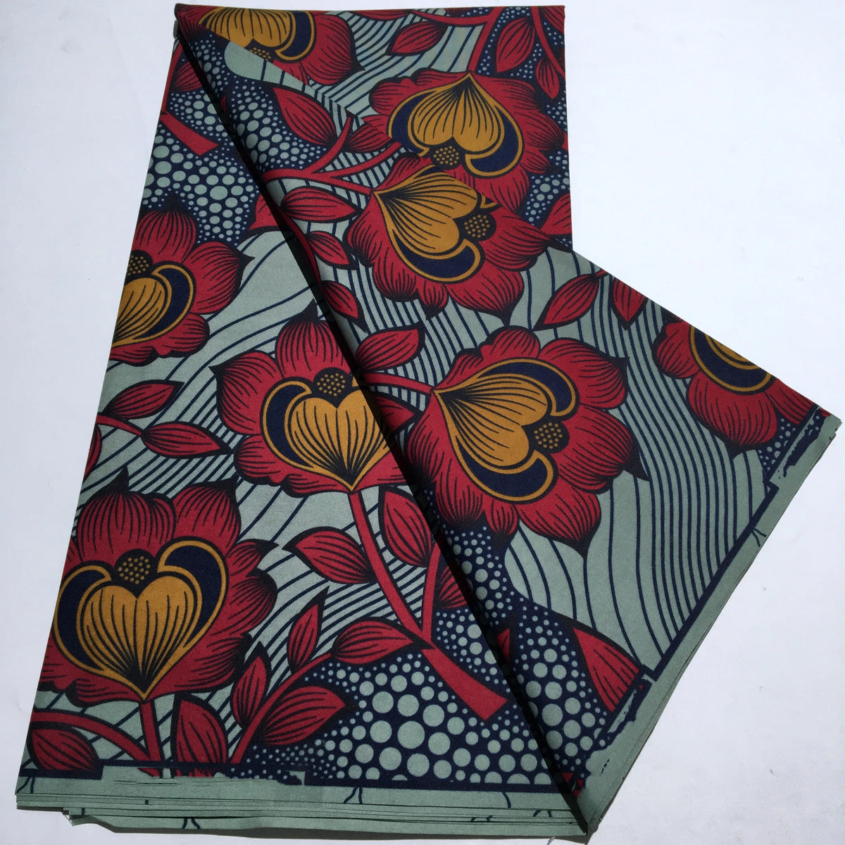Tissu Wax Africain Ankara Patchwork Batik – Polyester Imprimé, Couture & DIY (6 yards)