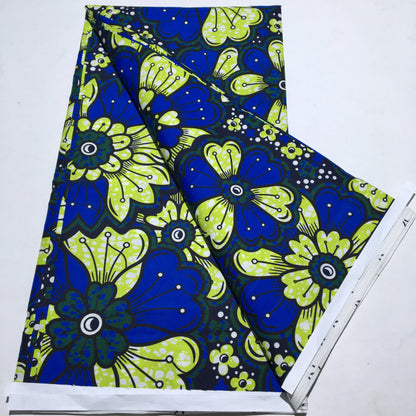 Tissu Wax Africain Ankara Patchwork Batik – Polyester Imprimé, Couture & DIY (6 yards)