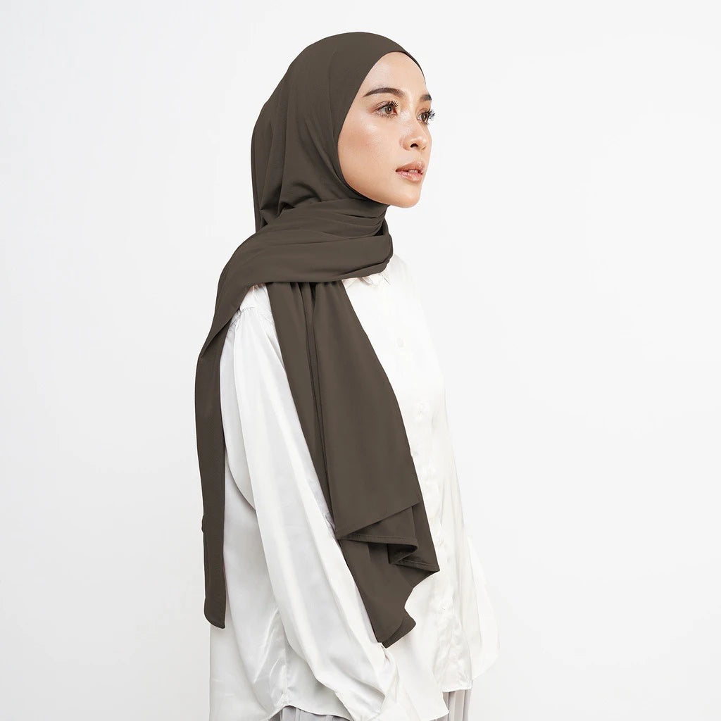 Hijab Instantané One Loop en Coton – Foulard Islamique Femme, Toutes Saisons