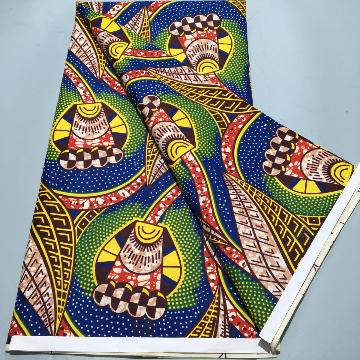 Tissu Wax Africain Ankara Patchwork Batik – Polyester Imprimé, Couture & DIY (6 yards)