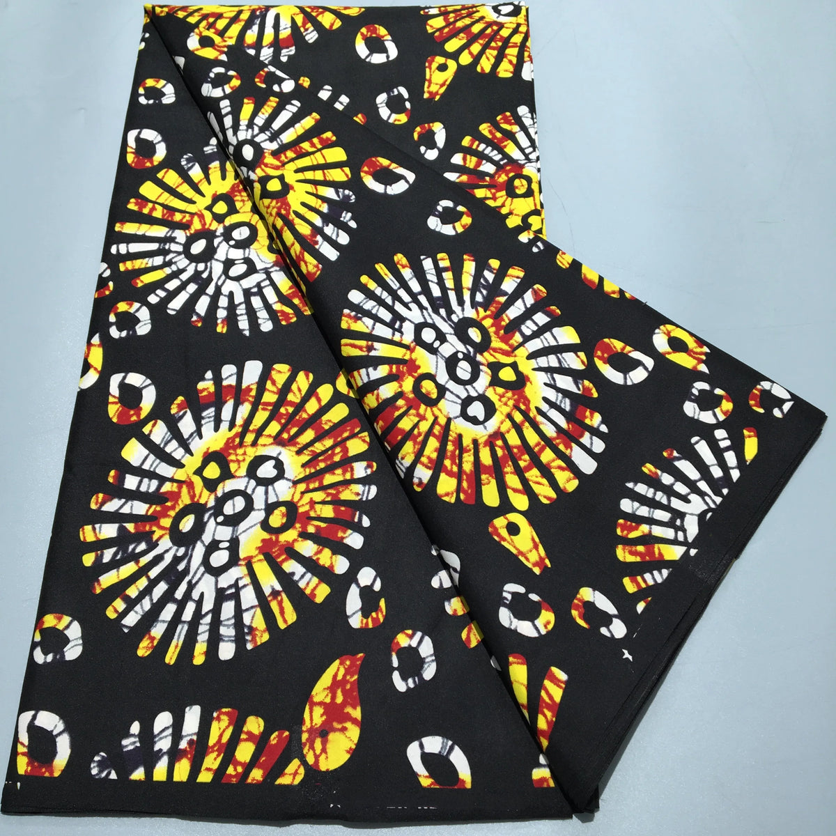 Tissu Wax Africain Ankara Patchwork Batik – Polyester Imprimé, Couture & DIY (6 yards)