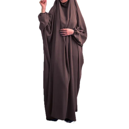 Robe de Prière Musulmane – Abaya Khimar Jilbab À Capuche | Eid & Ramadan