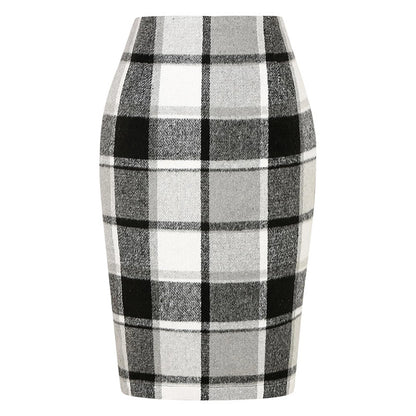 Elegant Plaid Skirt – Office & Chic Everyday Style