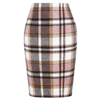 Elegant Plaid Skirt – Office & Chic Everyday Style