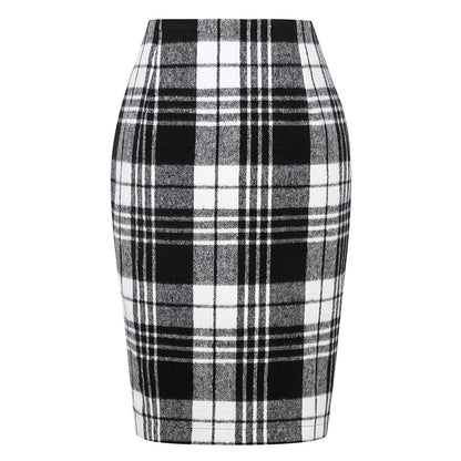 Elegant Plaid Skirt – Office & Chic Everyday Style