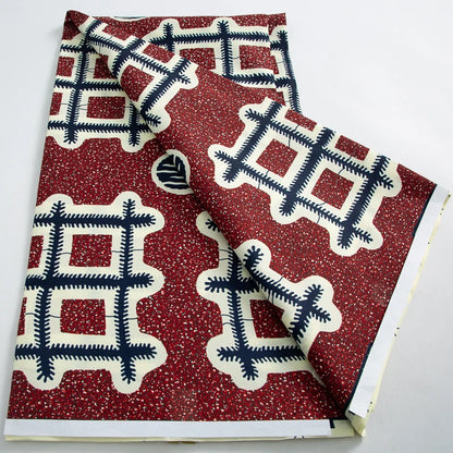 Tissu Wax Africain Ankara Patchwork Batik – Polyester Imprimé, Couture & DIY (6 yards)