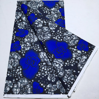 Tissu Wax Africain Ankara Patchwork Batik – Polyester Imprimé, Couture & DIY (6 yards)